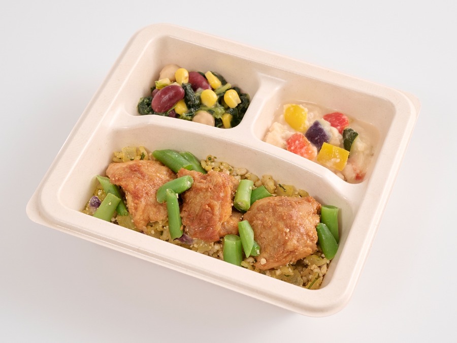 「豪快チキンのビリヤニライス」たんぱく質24.5g！栄養バランスに優れた新商品