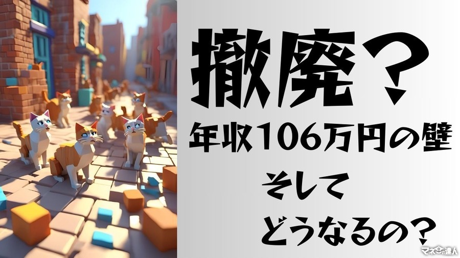 「年収106万円の壁」撤廃？基礎知識と撤廃後の影響について