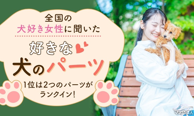 犬好き女性が選ぶ！魅力的な犬のパーツランキング