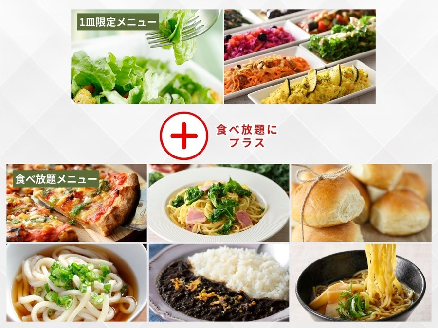 15分拡大（1/29まで）『プチブッフェ』45分食べ放題コース999円(税込1,099円)