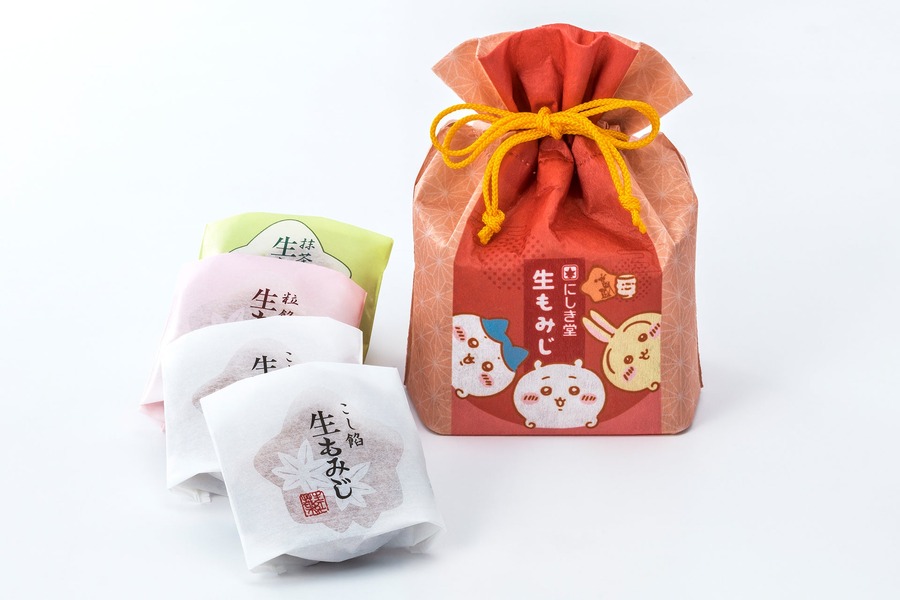 ちいかわと生もみじのコラボ商品「こしあん、粒あん、抹茶あん」の3種で登場！【広島県にしき堂】