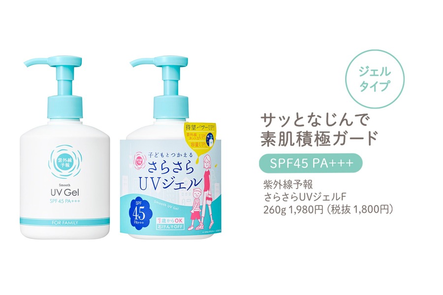 UVケアブランド「紫外線予報」リニューアルして順次発売（2/20～）