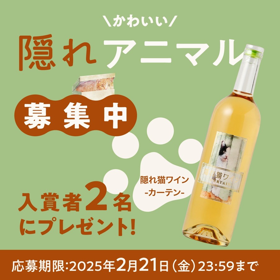 【にゃんわんの日】フォトコンテスト「おわび部門」「おしり部門」「隠れ部門」（応募期限2/21まで）