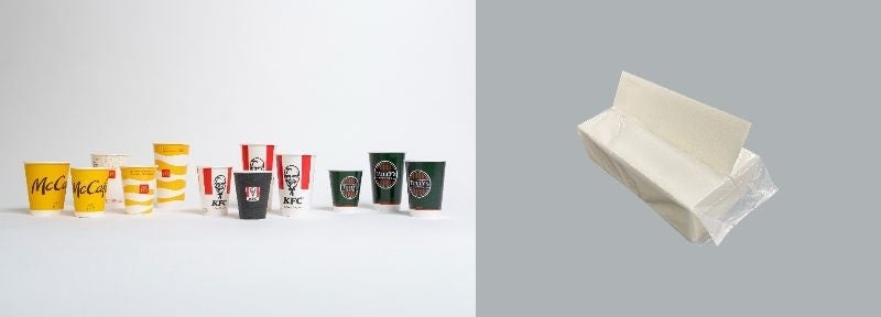 マクドナルド、KFC、タリーズ、王子ホールディングスと共同で「紙カップリサイクル」の取り組み開始