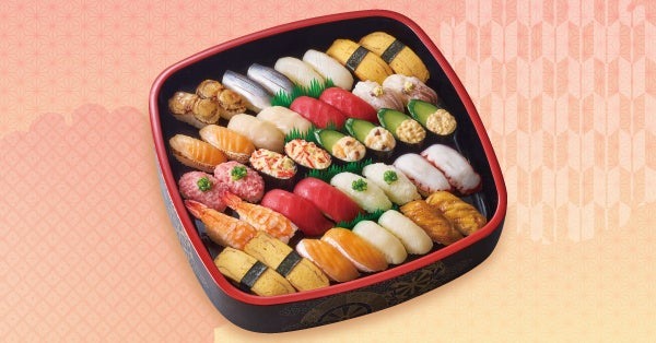 1貫60円！！40貫税込2,399円（2/8.9.15.16.22.23.24）7日間だけの『早春の大感謝祭』手巻寿し税込105円