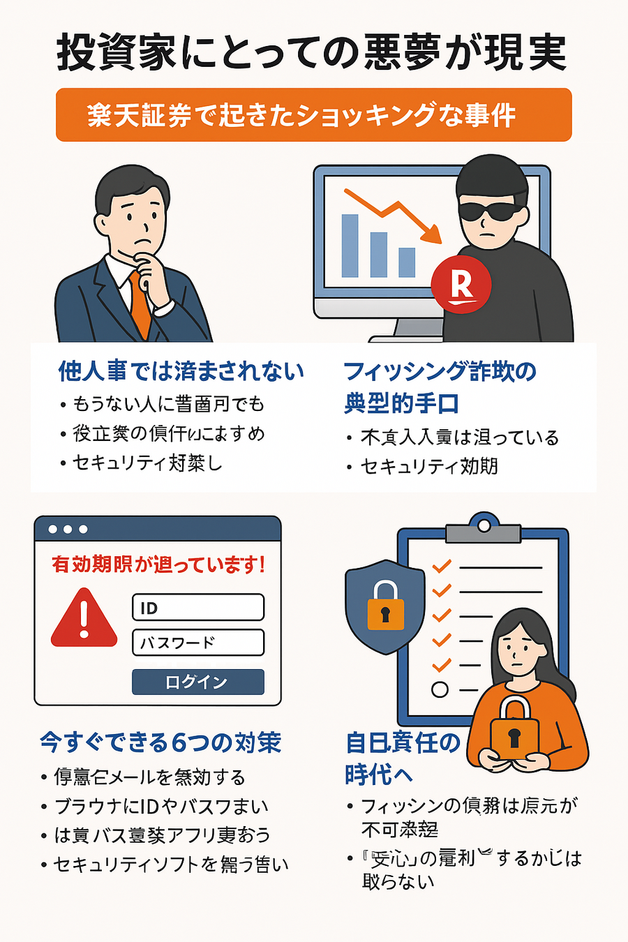 証券口座を狙う新たな脅威 - 今すぐできる6つの対策