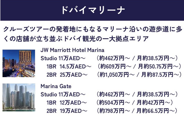 日本人におすすめのドバイ賃貸情報