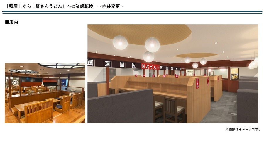 「資さんうどん三郷店」が6/26開店！　「藍屋」から初の業態転換店　今後の出店加速に期待も