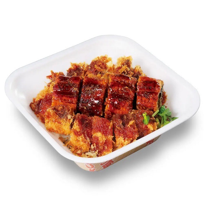 【土用の丑の日まで待てない】かつや、「うなぎの蒲焼きとロースカツの合い盛り丼」を発売