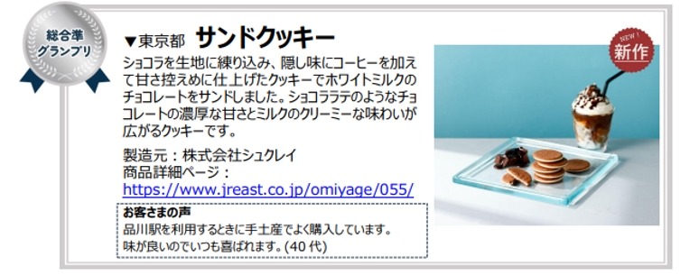 【JR東日本】おみやげグランプリ2025決定＆JRE MALL 500円還元キャンペーン