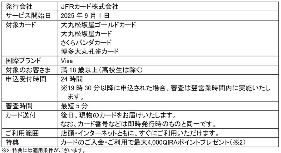 カードデザイン刷新「大丸松坂屋カード」家族カードの年会費が無料に！