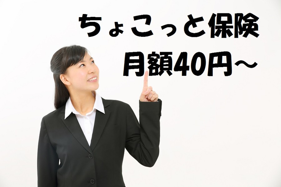 レジャーで「万が一」の時の保険が欲しい　料金は月額40円からの「ちょこっと保険」はいかがですか？