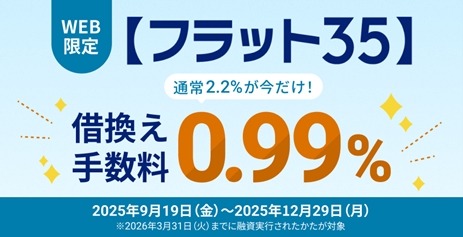 住信SBIネット銀行の住宅ローンがキャンペーン実施！プレゼントや手数料優遇など
