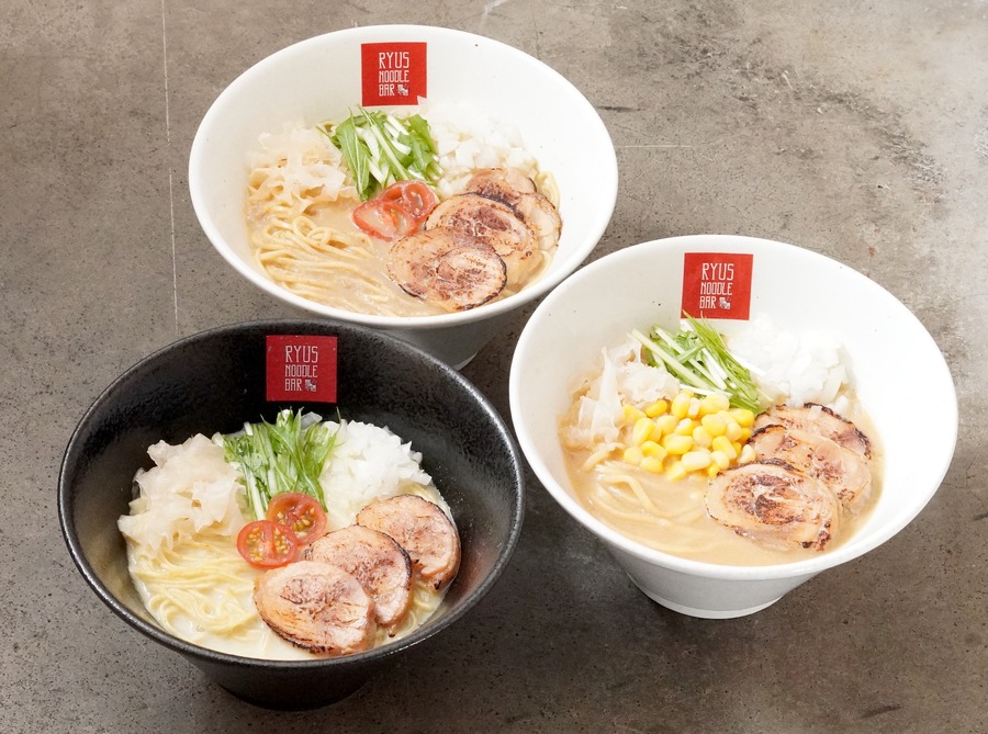 クーポン＆トッピング永年無料券を配布「RYUS Noodle Bar Tokyo Craft」