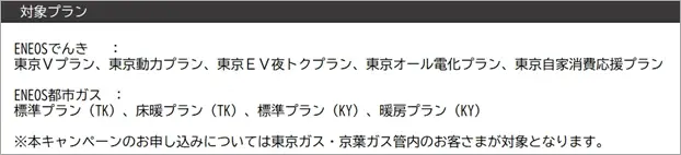 ENEOSでんきと都市ガスセット申込みでデジタルギフト8,000円分進呈