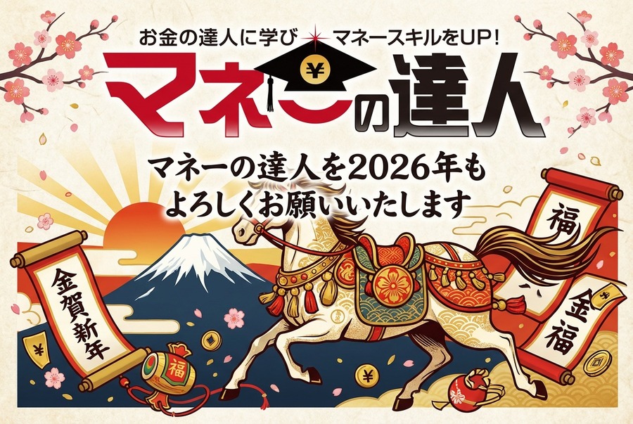 【新年のご挨拶】2026年も「マネーの達人」をよろしくお願いいたします