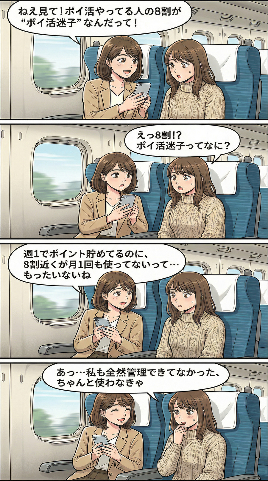 約8割が該当するポイ活迷子とは？【4コマ漫画で要点整理】