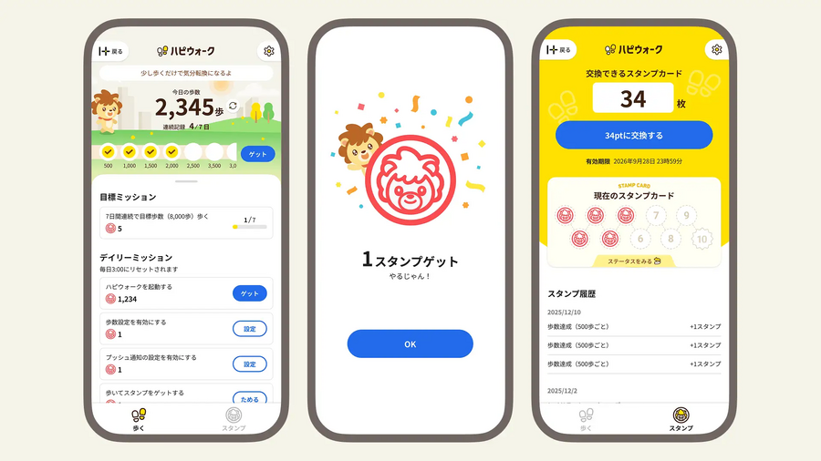 ハピタスが総額100万円のキャンペーン実施！新機能「ハピウォーク」で歩数を即ポイント化