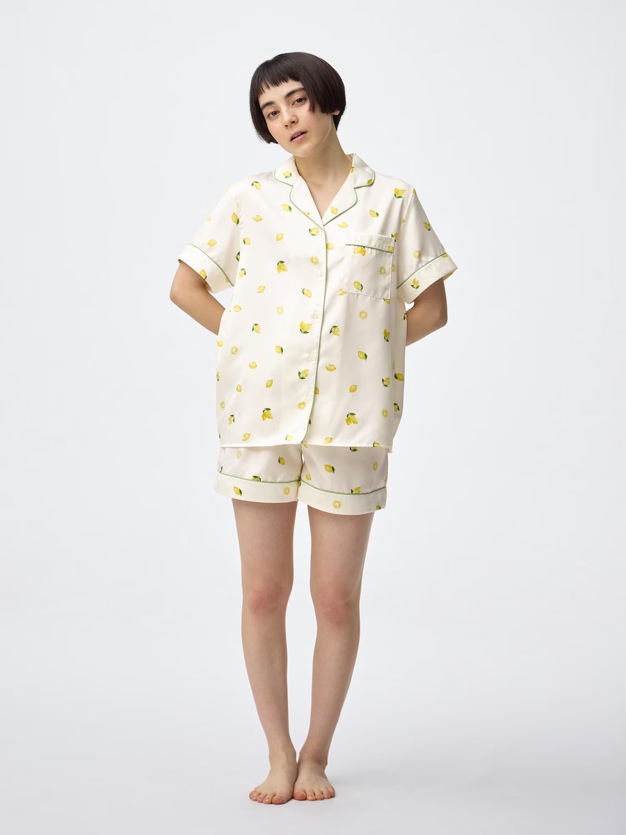 【GU】4月23日までのSALE情報｜透かし編みカーディガン・半袖サテンパジャマ1,900円など期間限定で特別価格！