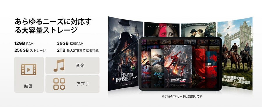 楽天市場で買える通常より1万円お得なタブレット「AORLYM P13PRO」5/10まで
