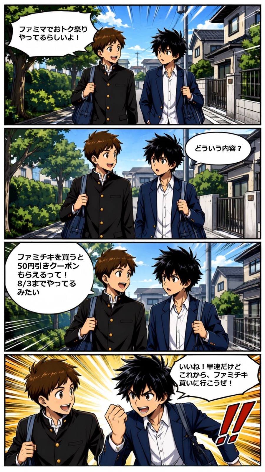 ファミマの「揚げ物・お惣菜超おトク祭り」ってなに？【4コマ漫画で要点整理】