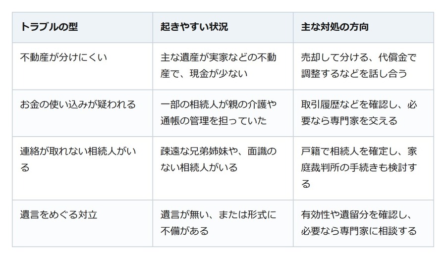お盆で顔を合わせる前に。よくある相続トラブルの型と、揉めない進め方
