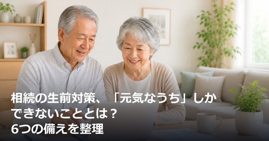 相続の生前対策、「元気なうち」しかできないこととは？6つの備えを整理