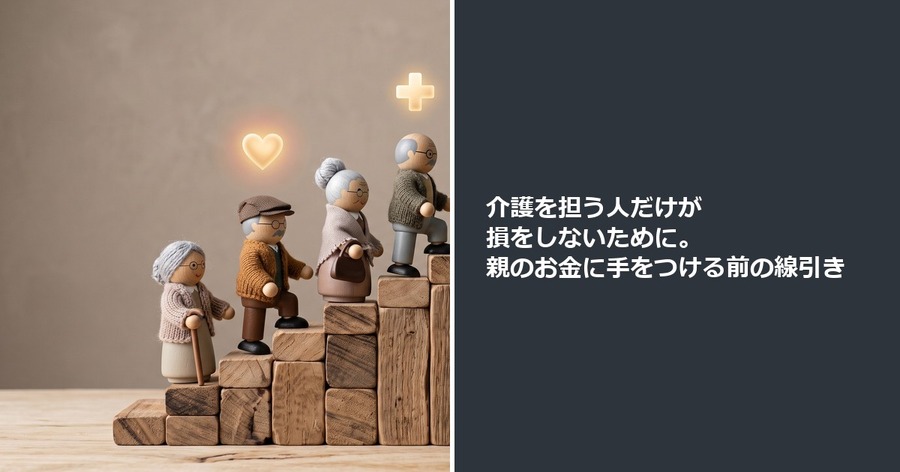 介護を担う人だけが損をしないために。親のお金に手をつける前の線引き