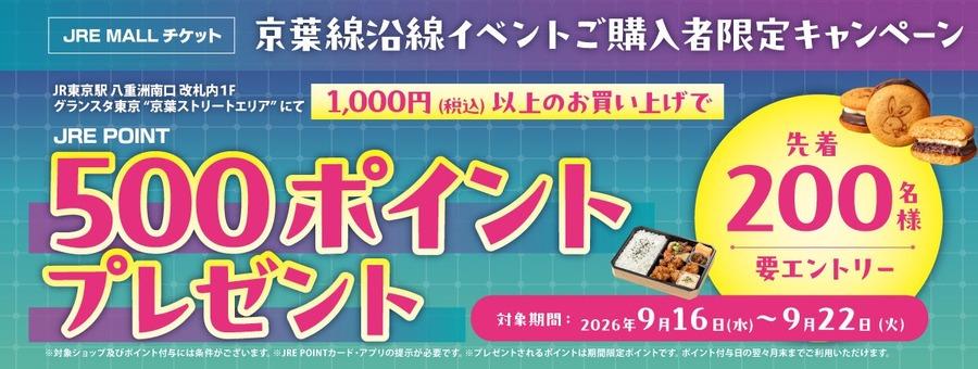 グランスタ東京 京葉ストリートエリアでのお買い物がおトクになるキャンペーンを実施