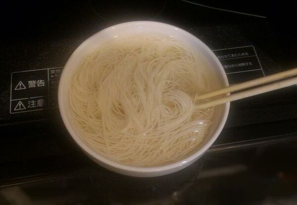 熱湯注いだ直後