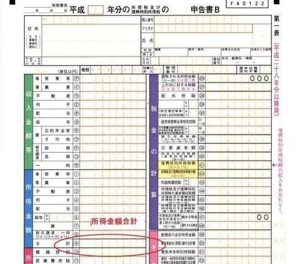 申告書1