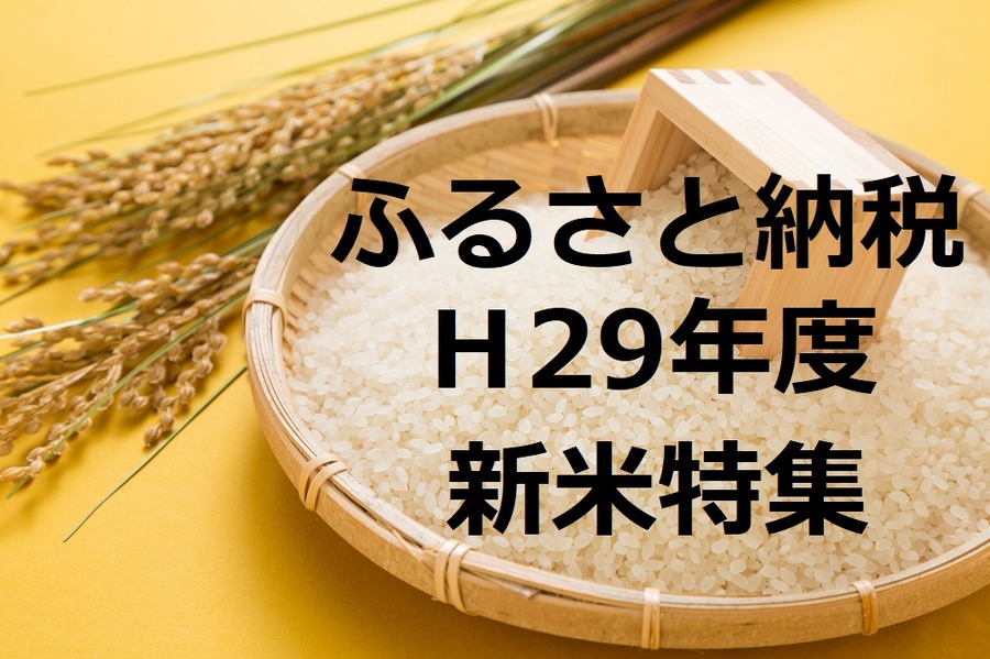 【ふるさと納税】平成29年産新米！　地域の特徴を活かした自慢のお米10選