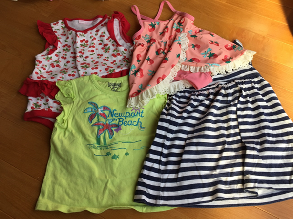 私の子供服節約法3つ　シーズンごとの出費も節約できる、独自開発「年齢・サイズ別先取り買いサイズ表」もご参考にどうぞ。