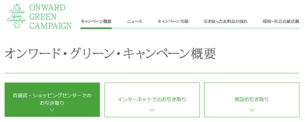 不要になった衣服をリサイクルに出して「クーポン」をもらおう　～循環型社会を目指して～