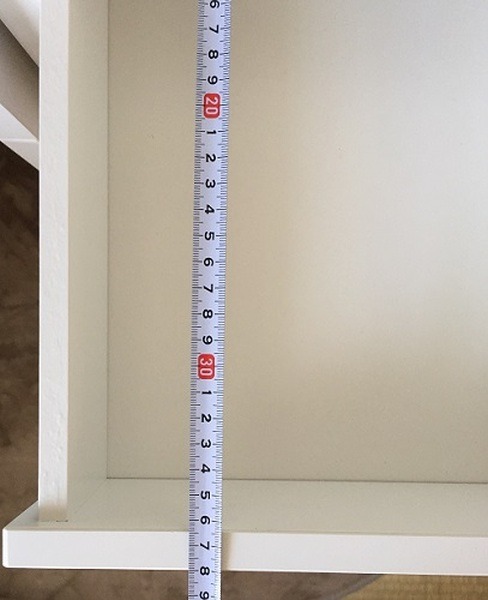 ニトリアプリの便利機能【サイズ with メモ】を使うと、「いい感じだけど入るかな～」という悩みが解消されます。