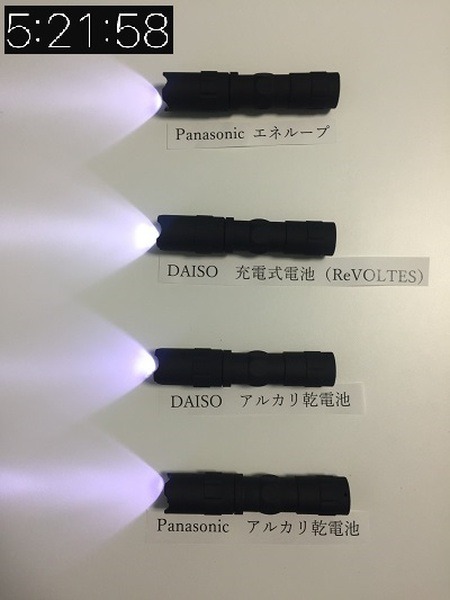 どの電池もまだまだ大丈夫