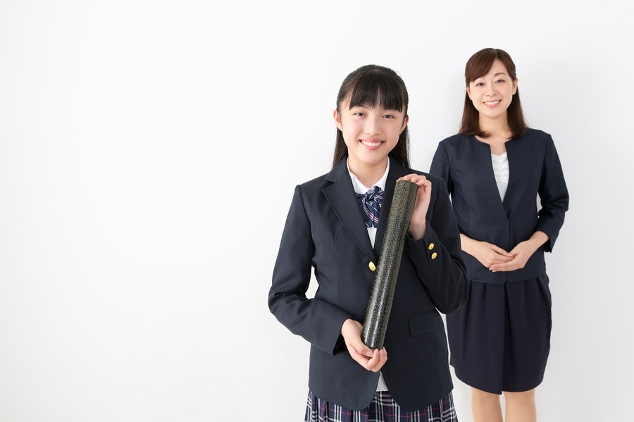 卒業式はシックに