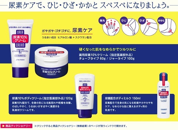 資生堂・尿素10%クリーム