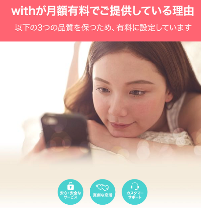 ネット婚活、with