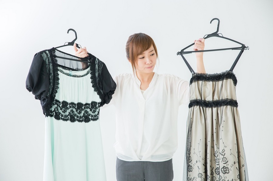 ドレスの着回しも限界がある