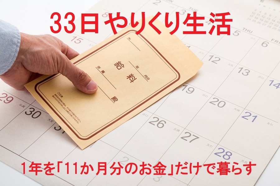 33日やりくり、家計