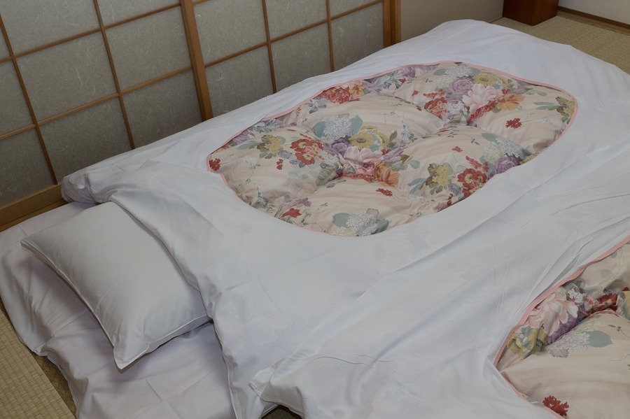 旅館の布団カバー