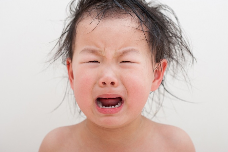 お風呂ギライの子ども
