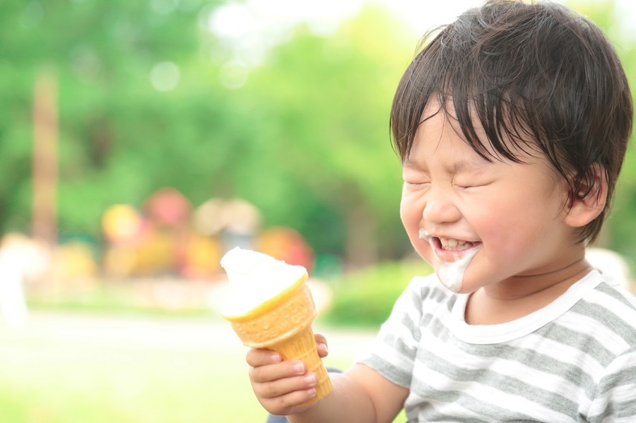 夏はアイスだ