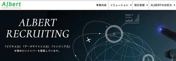 注目していた銘柄の1つ、アルベルト