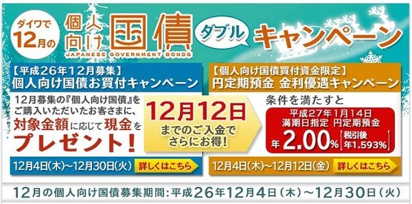 2014冬のボーナス　お得な預け先はココ！　高金利ランキングまとめ