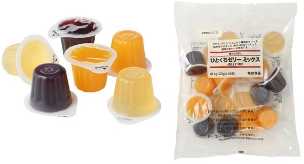 無印良品のひとくちゼリーミックス