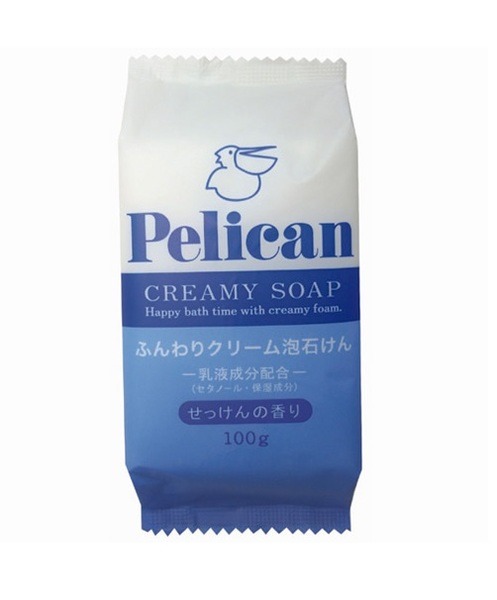 「ペリカン石鹸　クリーミィソープ」100g 108円（税込）