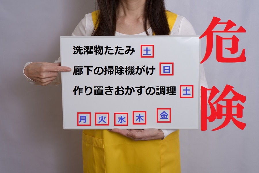 週末に集まったら危険信号