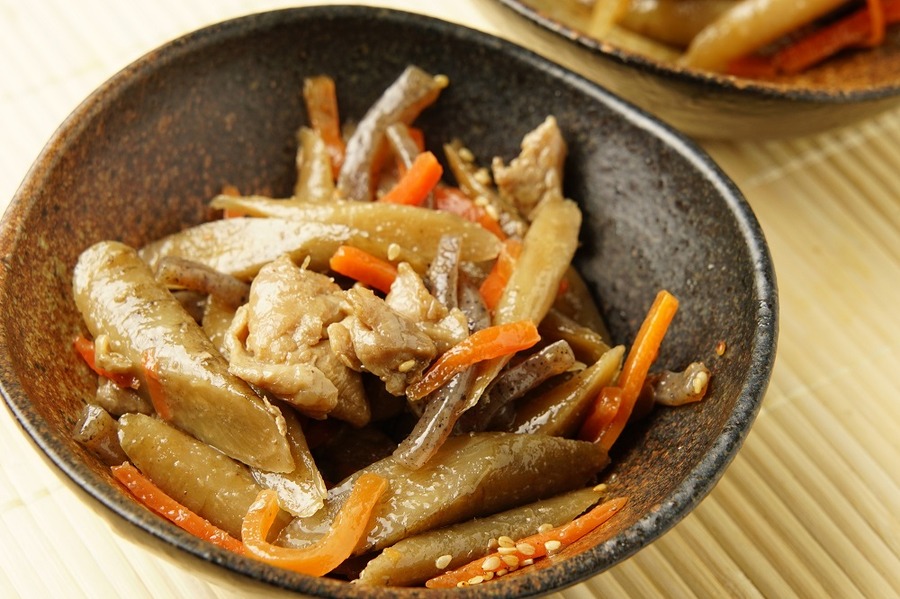 鶏肉とごぼうの煮物
